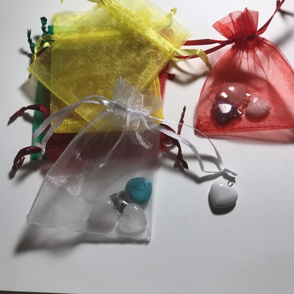 20 pc assorted organza thank you/ jewelry baggies - Picture 6 of 7